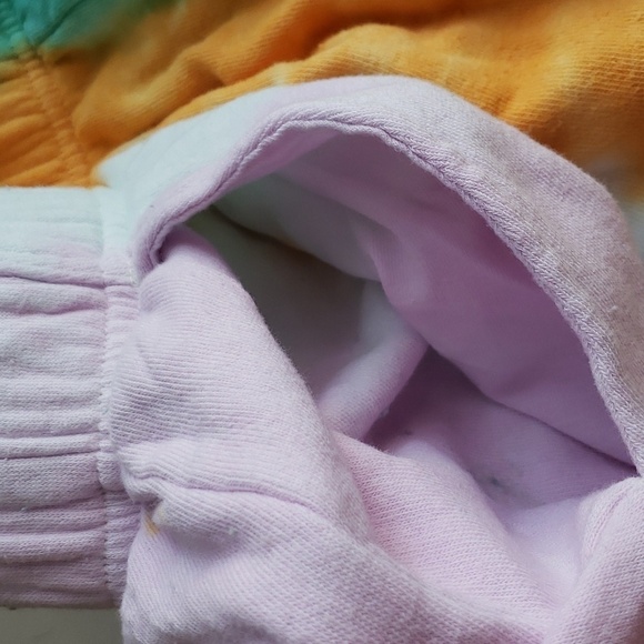 Wild Fable™ High-Rise Fleece Bermuda Shorts in Tie-Dye Size XS - Picture 6 of 9